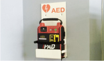 壁掛けブラケット（AED収納）の様子